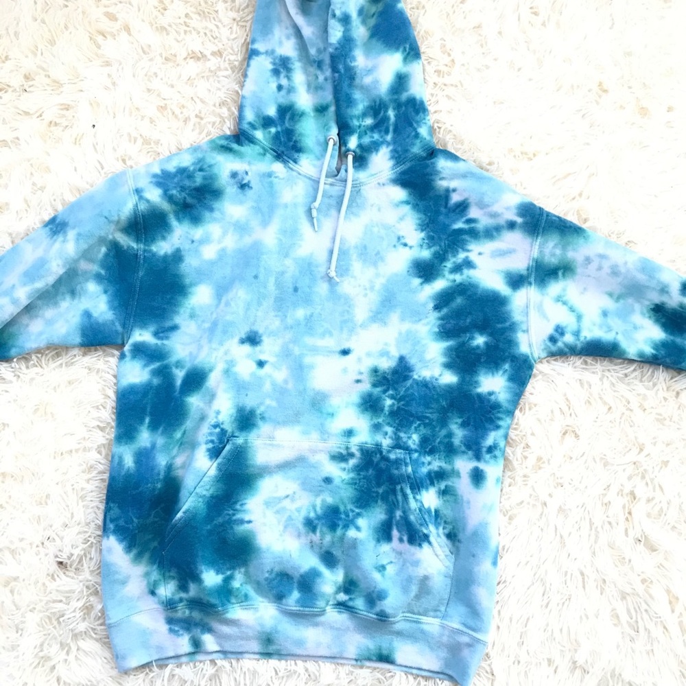 Tie-dyed hoodie